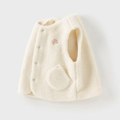 Dave&Bella Toddler Girls/Boys Autumn Soft Versatile Fleece Vest Tops