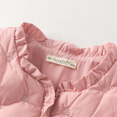 Dave&Bella Kids Girls Autumn Warm Outwear Down Vest Tops