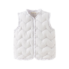 Dave&Bella Kids Girls Autumn Warm Outwear Down Vest Tops