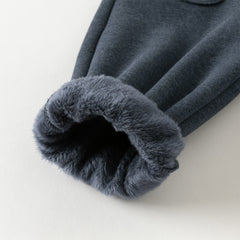 Dave&Bella Toddler Boys Winter Outdoor Activities Drawstring Loose Sports Pants