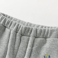 Dave&Bella Toddler Boys Winter Outdoor Activities Drawstring Loose Sports Pants