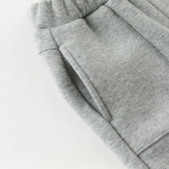 Dave&Bella Toddler Boys Winter Outdoor Activities Drawstring Loose Sports Pants