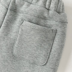 Dave&Bella Toddler Boys Winter Outdoor Activities Drawstring Loose Sports Pants