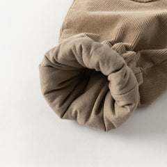 Dave&Bella Toddler Girls Casual Dark Pink/Coffee Brown Outdoor Cozy Padded Pants