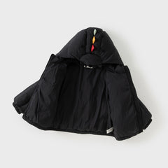 Dave&Bella Toddler Boys Winter Outwear Playful Dinosaur-style Hooded Down Coats