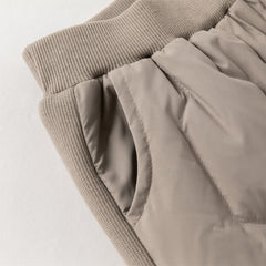 Dave&Bella Toddler Boys Winter Outdoor Cozy Adjustable-waistband Down Pants