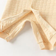 Dave&Bella Baby Girls/Boys Yellow/pink Long-sleeved Soft Padded Rompers