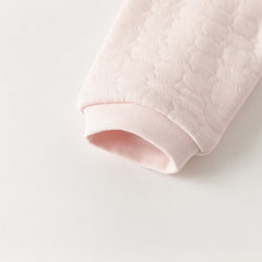 Dave&Bella Baby Girls/Boys Yellow/pink Long-sleeved Soft Padded Rompers