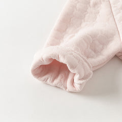 Dave&Bella Baby Girls/Boys Yellow/pink Long-sleeved Soft Padded Rompers