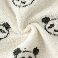 Dave&Bella Toddler Boys Winter Cute Panda Print Classic Soft Sweaters Tops