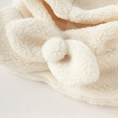 Dave&Bella Toddler Girls Winter Star Beige Warm Windproof Scarf Hats