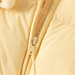 Dave&Bella Toddler Girls Fashion Yellow Outdoor Waterproof Cozy Down Coats