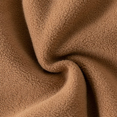 Dave&Bella Toddler Boys Coffee Brown Outdoor Loose Plush-lined Joggers Pants