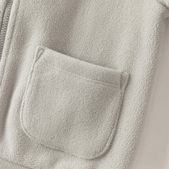 Dave&Bella Toddler Boys Purple-red Hooded Cozy Two-piece-set Coats