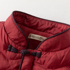 Dave&Bella Toddler Boys Winter Chinese-style Red Turtle Outdoor Cozy Down Coats