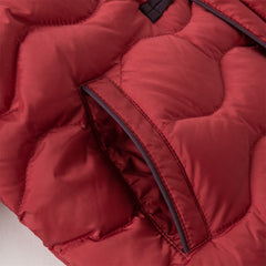 Dave&Bella Toddler Boys Winter Chinese-style Red Turtle Outdoor Cozy Down Coats