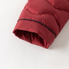 Dave&Bella Toddler Boys Winter Chinese-style Red Turtle Outdoor Cozy Down Coats