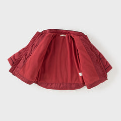 Dave&Bella Toddler Boys Winter Chinese-style Red Turtle Outdoor Cozy Down Coats