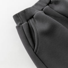 Dave&Bella Toddler Girls/Boys Winter Outdoor Plush-lined Warm Drawstring Sweatpants