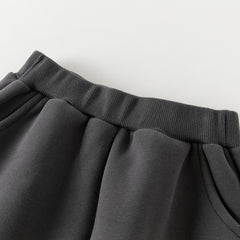 Dave&Bella Toddler Girls/Boys Winter Outdoor Plush-lined Warm Drawstring Sweatpants