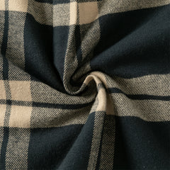 Dave&Bella Toddler Boys Winter Casual Plaid  Plush-lined College-style Shirt Tops