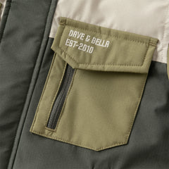 Dave&Bella Toddler Boys Cute Green Dinosaur-style Outdoor Hooded Padded Coats