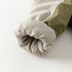 Dave&Bella Toddler Boys Cute Green Dinosaur-style Outdoor Hooded Padded Coats