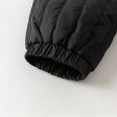 Dave&Bella Toddler Boys Carbon Black Comfortable Drawstring Padded Pants