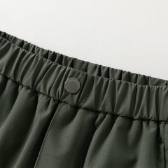 Dave&Bella Toddler Boys Winter Outdoor Cozy Plush-lined Drawstring Loose Pants