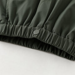 Dave&Bella Toddler Boys Winter Outdoor Cozy Plush-lined Drawstring Loose Pants