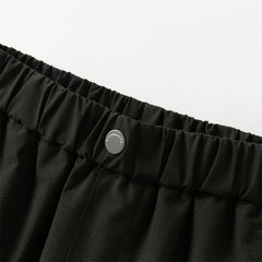 Dave&Bella Toddler Boys Winter Outdoor Cozy Plush-lined Drawstring Loose Pants