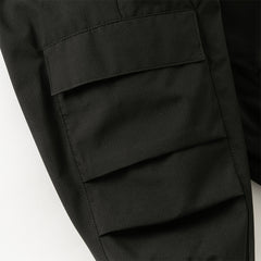 Dave&Bella Toddler Boys Winter Outdoor Cozy Plush-lined Drawstring Loose Pants