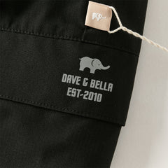 Dave&Bella Toddler Boys Winter Outdoor Cozy Plush-lined Drawstring Loose Pants