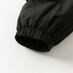 Dave&Bella Toddler Boys Winter Outdoor Cozy Plush-lined Drawstring Loose Pants