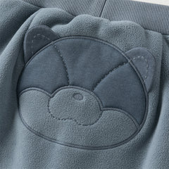 Dave&Bella Toddler Girls/Boys Winter Fashion Warm Plush-lined Loose Casual Pants