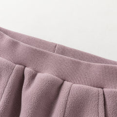 Dave&Bella Toddler Girls/Boys Winter Fashion Warm Plush-lined Loose Casual Pants