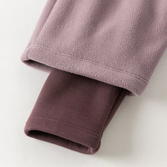 Dave&Bella Toddler Girls/Boys Winter Fashion Warm Plush-lined Loose Casual Pants