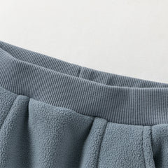 Dave&Bella Toddler Girls/Boys Winter Fashion Warm Plush-lined Loose Casual Pants