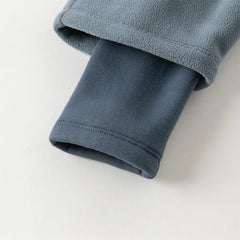 Dave&Bella Toddler Girls/Boys Winter Fashion Warm Plush-lined Loose Casual Pants