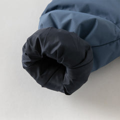 Dave&Bella Toddler Boys Winter Grey Outdoor Long-sleeved Hooded Cozy Down Coats