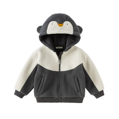Dave&Bella Toddler Girls/Boys Winter Cute Animal-Style Ultra-Soft Fleece Hooded Coats