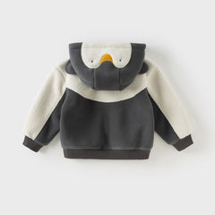 Dave&Bella Toddler Girls/Boys Winter Cute Animal-Style Ultra-Soft Fleece Hooded Coats