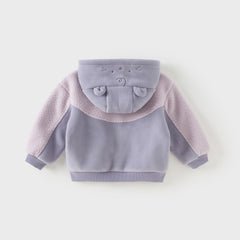 Dave&Bella Toddler Girls/Boys Cute Animal-Style Ultra-Soft Fleece Hooded Coats