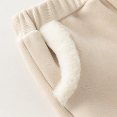 Dave&Bella Toddler Girls Winter Chinese-style Pink Turtle Plush-lined Warm Suits Sets