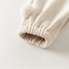 Dave&Bella Toddler Girls Winter Chinese-style Pink Turtle Plush-lined Warm Suits Sets