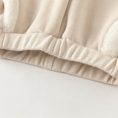 Dave&Bella Toddler Girls Winter Chinese-style Pink Turtle Plush-lined Warm Suits Sets