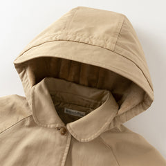 Dave&Bella Toddler Girls Autumn Khaki Adorable Hooded Capes Coats