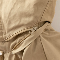 Dave&Bella Toddler Girls Autumn Khaki Adorable Hooded Capes Coats