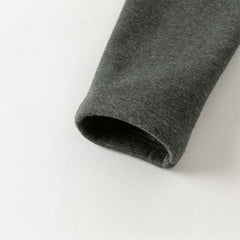 Dave&Bella Toddler Girls Winter Elegant White/Dark Grey Mesh Skirt-style Leggings Pants