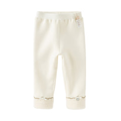 Dave&Bella Toddler Girls Cozy Fleece-Lined Winter Leggings Pants